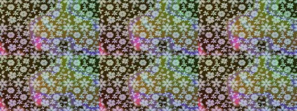 Raster illüstrasyonu. Küçük çiçekteki sevimli çiçek deseni. Kahverengi renkte çiçekler.