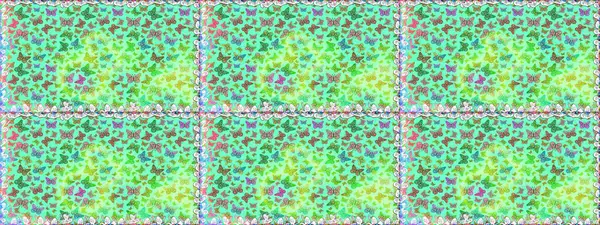 Kelebeklerle kusursuz desen. Sonsuz. Raster illüstrasyonu. Erkekler, kızlar, elbiseler, duvar kağıtları için soyut, pürüzsüz desen. Çizim, karalama, karalama.