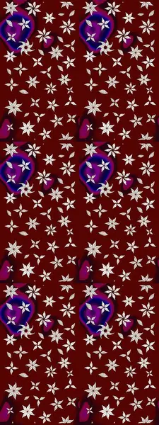 Raster deseni. Botanik çizim kalıbı. Suluboya etkisi. Organik elementler.