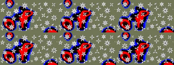 Suluboya desenli çiçek deseni. Dekorasyon ve tasarım için güzel bir desen. Moda baskısı. Çiçeğin suluboya çizimlerinin mükemmel deseni. Ayarlanmış.