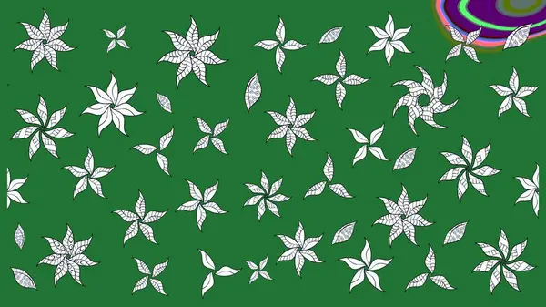 Güzel eskiz şekli. Yazdır. Düz Çiçek Elementleri Tasarımı. Güzel kumaş deseni. Renkli Yaz Temalı eskiz kalıbı. Raster çiçekli arka plan.