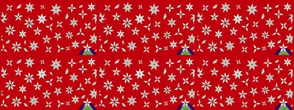 Raster illüstrasyonu. Kıvırcık, parlak örgü. Güzel, parlak, pürüzsüz kumaş, tuval. Desen, çizim, çiçek sınırı. Eski moda arka plan. Çiçeklerin çelengi.