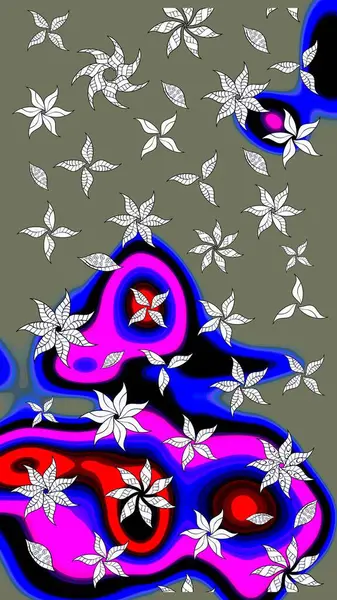 Tekstil, kumaş, kapaklar, duvar kağıtları, baskı, naylon, koleksiyon defteri, örgü, dekupaj için güzel bir eskiz. Oldukça eski bir besin torbası deseni, küçük yeşil renkte, çiçekler. Millefleurlar.