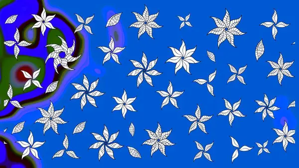 Beautiful watercolor Bouquet of summer flowers sketch pattern. Nice fabric pattern.