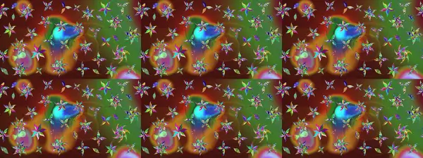 Renkli Bahar Teması eskiz kalıbı. Düz Çiçek Elementleri Tasarımı. Kahverengi renkli çiçekler. Güzel çiçek deseni..