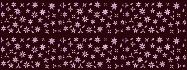 Sevimli çiçek raster deseni. Kahverengi renkli çiçekler. Düz Çiçek Elementleri Tasarımı. Renkli Yaz Teması çizim şablonu.