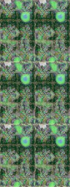 Organik öğeleri. Suluboya efekti. Botanik seamless modeli. Raster desen.