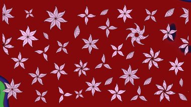 Suluboya, elle çizilmiş. Eskiz arkaplan modeli. Kırmızıda çiçekler. Raster stoku.