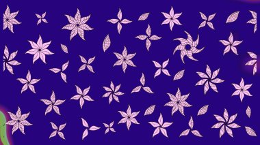 Taslak desenli, modaya uygun kumaş deseni. Renkli Bahar Teması eskiz kalıbı. Düz Çiçek Elementleri Tasarımı. Şirin çiçek elementleri. Raster illüstrasyonu.