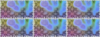 Doodle tarzı. El çizimi dikişsiz sonbahar çiçekleri deseni. Renkli, mavi, pürüzsüz desen. Mavi renkli çiçekler. Tekstil ve kapak tasarımı için mükemmel.