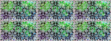 Gri renkli çiçekler. Renkli Yaz Temalı Kusursuz Arkaplan. Düz Çiçek Elementleri Tasarımı. Sevimli çiçek raster deseni.