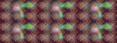 Kusursuz çiçek deseni. Düz Çiçek Elementleri Tasarımı. Kahverengi, mor ve gri renkte çiçekler. Renkli Bahar Temalı Kusursuz Arkaplan. Asya tekstil tarzında. Raster illüstrasyonu.