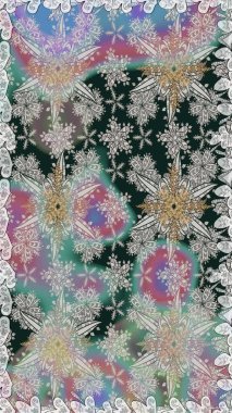 Çiçeksiz desenli arka plan. Gömlek baskısı için çiçek boyası. Gri renkli çiçekler.