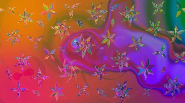 Dekorasyon ve tasarım için güzel bir desen. Moda baskısı. Çiçeğin suluboya çizimlerinin mükemmel deseni. Suluboya desenli çiçek deseni. Ayarlanmış.