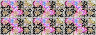 Tarafsız renklerde desen. Raster Golden Mehndi kusursuz desen. Kına dövmeli süs çiçekleri, altın çıkartmalar, mehndi ve yoga tasarımı, kartlar ve parmak izleri..