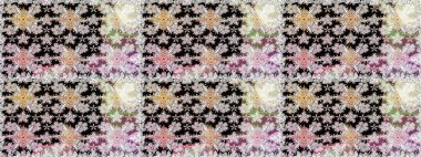 Çiçekli el, pürüzsüz desen çizmiş. Modern gelişim, nötr raster arka plan duvar kağıdı çizimi, klasik çizgi, desenli desenli çiçekler, çiçekli süsler..