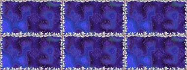 Suluboya tarzında mor renkler üzerinde. Raster illüstrasyonu. Pürüzsüz bahar deseni ve küçük çiçekler.