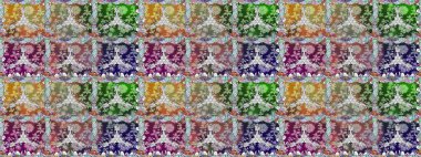 Tarafsız renklerde çiçekler. Elle boyanmış suluboya, kusursuz çiçekler ve bitkiler..