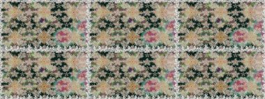 Kusursuz raster deseni. Güzel kumaş deseni. Çiçek arka planı.