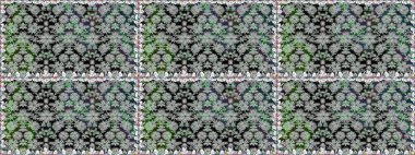 Tatlı suluboya, dikişsiz çiçek deseni. Büyük bir çiçek boyası seti. Kartlar, davetiyeler, tarih kartları ve daha fazlası için kullanılabilir.