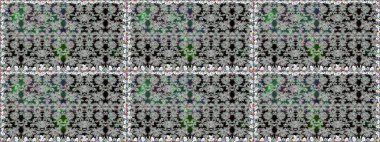 Gri renklerde. Raster illüstrasyonu. Anti-stres için Raster soyut şablon sayfası.