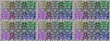 Küçük yabani çiçeklerdeki kusursuz halk desenleri. Özgürlük stili Millefleur 'lar. Taşralı şıklığı. Tekstil, duvar kağıdı, kapaklar, yüzey, baskı, hediye paketi, hatıra defteri, dekupaj için çiçek çayırı arka planı.