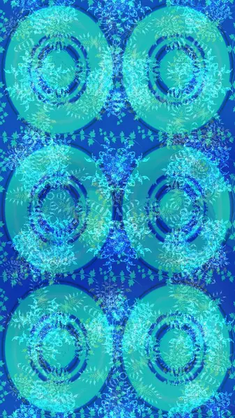 Raster illüstrasyonu. Renkli arka planda izole tatlı kar taneleri. Mavi, yeşil ve nötr renklerde kar taneleri. Kar tanesi raster deseni.