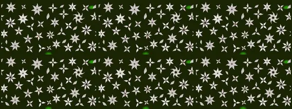 Raster. Gri renkli güzel çiçekli çizim deseni, suluboya çiçek deseni, duvar kağıdı, kart veya kumaş için fayanslı..