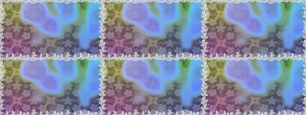 Doodle tarzı. El çizimi dikişsiz sonbahar çiçekleri deseni. Renkli, mavi, pürüzsüz desen. Mavi renkli çiçekler. Tekstil ve kapak tasarımı için mükemmel.