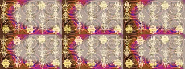 Kar taneleri deseni. Raster kar taneleri arka planda. Kar tanesi rengarenk desen. Raster illüstrasyonu. Soyut kar taneleri arkaplanda izole edilmiş düz tasarım.