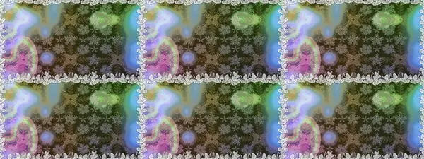 Parmak izi, kumaş, duvar kâğıdı, tekstil için raster dokusu. Renkli grunge soyut arka planda Cologray ve nötr çiçeklerle gelişir. İşlemeli çiçek desenli..