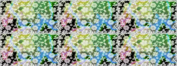 Rengarenk çiçekleri ve yaprakları tarafsız ve yeşil renklerde inanılmaz kusursuz çiçek deseni. Moda baskıları için zarif bir şablon. Modern çiçek arkaplanı. Halk stili.