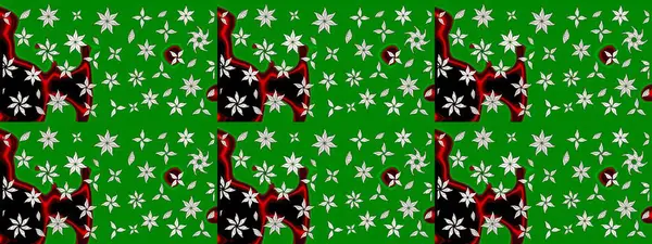 Sketch Floral Pattern in Raster illustration. Fancy fabric pattern. Colour Spring Theme sketch pattern Background. Flat Flower Elements Design.