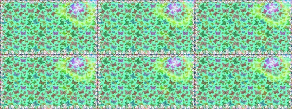 Erkekler, kızlar, elbiseler, duvar kağıtları için soyut, pürüzsüz desen. Kelebeklerle kusursuz desen. Çizim, karalama, karalama. Raster illüstrasyonu. Sonsuz.