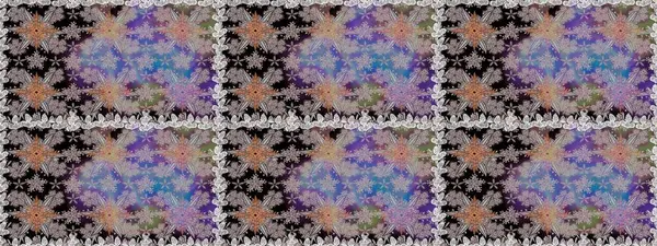 Raster düz çiçekleri pürüzsüz desen. Gri renkli çiçekler. Tasarım hediye paketi, tebrik kartları, posterler ve afiş tasarımı.