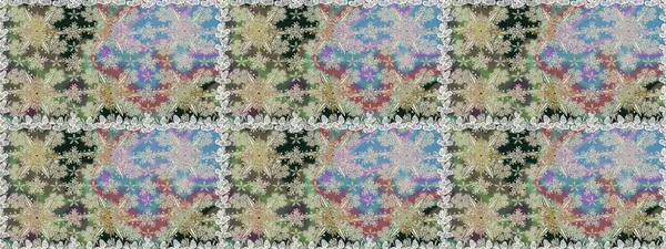 Çiçek izi. Suluboya kusursuz desen. Suluboya tarzında nötr renkler üzerine çiçekler.