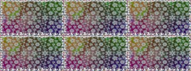 Raster illüstrasyonu. Çiçekler, dallar, bitkiler ve çiçekler. El çizimi. Güzel kumaş deseni.