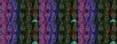 Raster çiçek desenleri çiziyor. Vadinin gri renkli çiçekleri.