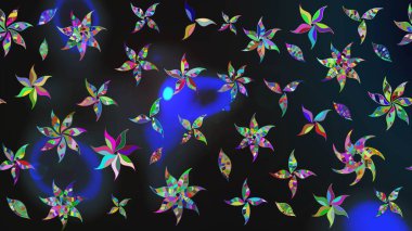 Çiçek arkaplan. Çizim raster deseni. Güzel kumaş deseni.