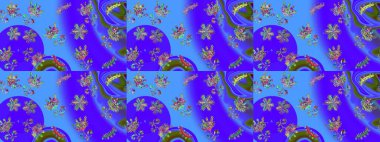 Raster illüstrasyonu. Kar taneleri deseni. Raster kar taneleri arka planda. Soyut kar taneleri arkaplanda izole edilmiş düz dizayn. Kar tanesi renkli desen.