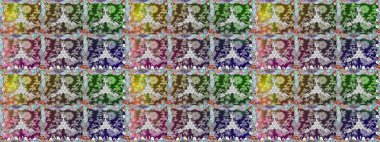 Güzel kumaş deseni. Bahar çiçekli, dikişsiz, sevimli çiçek deseni. Raster illüstrasyonu.