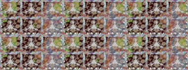 Küçük çiçekte güzel bir desen. Çiçekli bahar çiçekleri. Moda baskıları için zarif bir şablon. Motley illüstrasyonu. Küçük renkli çiçekler. Kusursuz..