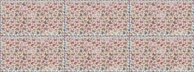 Dekoratif el çizimi kelebekler. Güzel bir kumaş tasarımı. Raster illüstrasyonu. Gri ve nötr renkler üzerine resim.