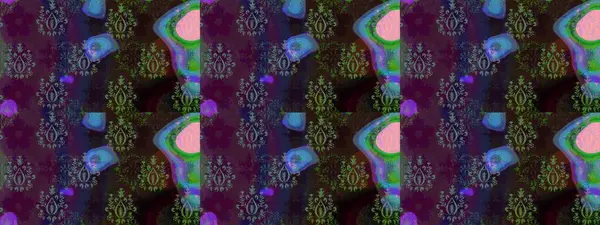 Robot resim. Kahverengi renkli çiçekler. Şirin çiçek elementleri. Raster illüstrasyonu.