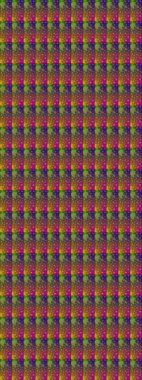 El çizimi çiçek unsurları olan soyut çizim raster deseni. Kahverengi üzerine kahverengi. 1950-1960 motifleri. Çiçekli ipek eşarp. Retro tekstil tasarım koleksiyonu.