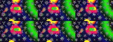 Düz Çiçek Elementleri Tasarım Raster illüstrasyonu. Çiçekli çiçek deseni, suluboya. Gri renkli çiçekler. Renkli Bahar Teması Eskiz Şablonu.