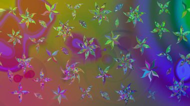 Çiçekli el çizimi çizimi deseni. Modern gelişim kahverengi raster arka plan duvar kâğıdı illüstrasyon klasik çizgili iz sürme desenli çiçekler, çiçekli süsler.