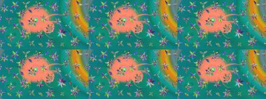 Güzel suluboya yaz çiçekleri deseni..