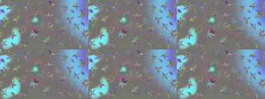 Taslak süsleme izi. Sınır Kızılderili çiçekli paisley patten. Etnik Mandala havlusu. Raster Henna tarzı. Tebrik kartı arkaplanı, boyama kitabı, arkaplan, tekstil için kullanılabilir.