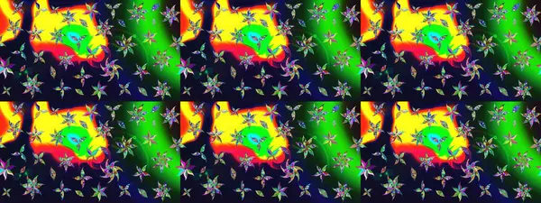 Gri renkli etnik çiçekli zarif eskiz deseni. Raster Çiçek İllüstrasyonu güzel tekstil..